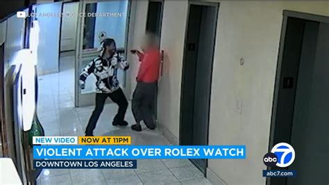 Suspect in violent downtown Los Angeles Rolex watch robbery, 